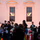 Performers greet over two thousand local school children during a Halloween celebration on the north lawn of the White House on October 31, 2009. Photo via Getty Images.